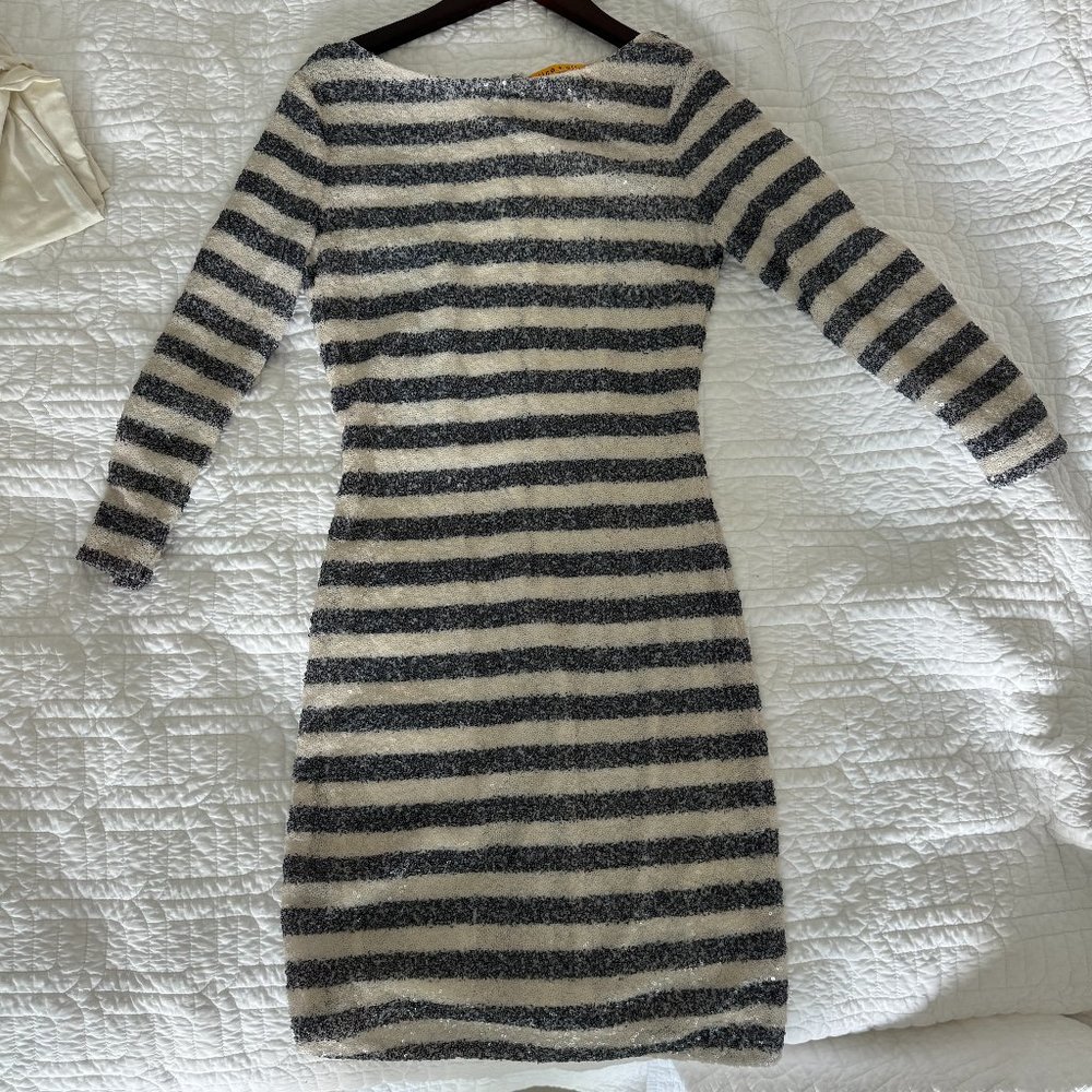 alice + olivia sequin mini dress 0